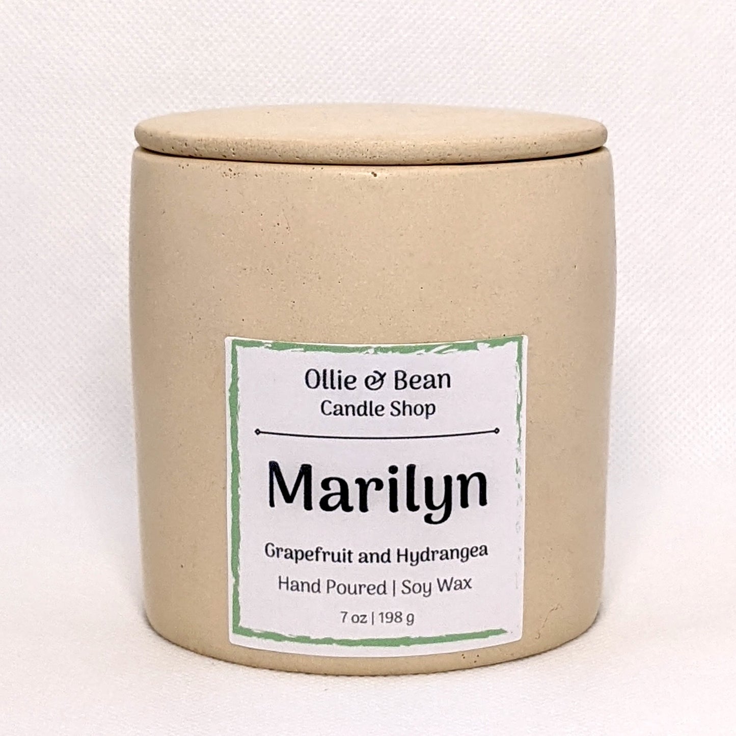 Marilyn - Grapefruit and Hydrangea